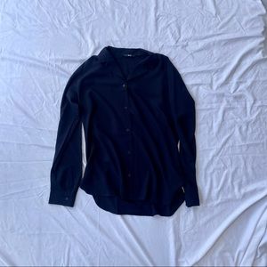 Uniqlo Women’s Long Sleeve Blue Dress Shirt